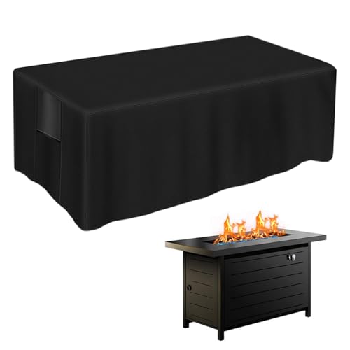 Feuerstelle Abdeckung - Hochleistungs 420d Fire Bowl Protection Plane, Wasserdichte Kaminabdeckung | Outdoor Bonfire Herd Shield Für Terrasse, Feuerwetterwache Der Feuerwehr, UV-resistente Brennende G von brooksnaji