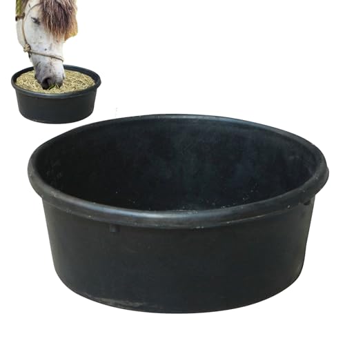 Futter Napf, 10L Gummi Vieh Futter Eimer, Wassertrog Futterbehälter Für Hunde Katzen Enten Hühner Kleintiere Ranch Bauernhof Futter Napf, 10L Gummi Vieh Futter Eimer, Wassertrog Futterbehälter Für Hunde Katzen Enten Hühner Kleintiere Ranch Bauernhof von brooksnaji