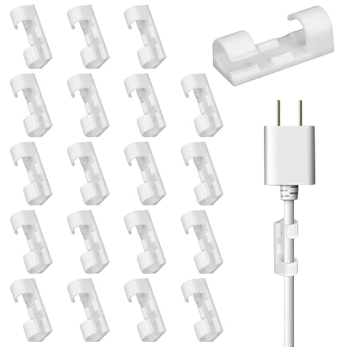 Klebenkabelclips - Set Von 20 Kabelorganisationshalter, Desktop -Kabelmanagement, Knotenrill Behoben | Selbstklebender Typ, Mit Dem USB-Kabel Und Ethernet-Kabel Intelligent Speichern Können, Organisie Klebenkabelclips - Set Von 20 Kabelorganisationshalter, Desktop -Kabelmanagement, Knotenrill Behoben | Selbstklebender Typ, Mit Dem USB-Kabel Und Ethernet-Kabel Intelligent Speichern Können, Organisie von brooksnaji