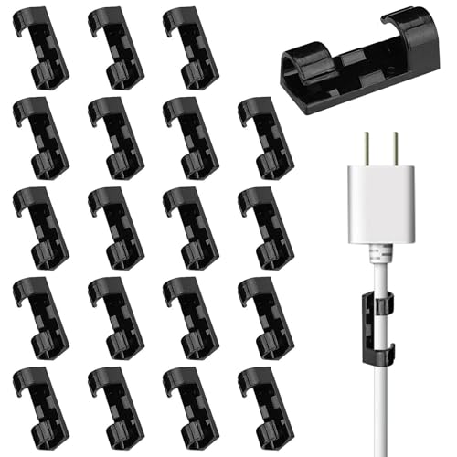 Klebenkabelclips - Set Von 20 Kabelorganisationshalter, Desktop -Kabelmanagement, Knotenrill Behoben | Selbstklebender Typ, Mit Dem USB-Kabel Und Ethernet-Kabel Intelligent Speichern Können, Organisie Klebenkabelclips - Set Von 20 Kabelorganisationshalter, Desktop -Kabelmanagement, Knotenrill Behoben | Selbstklebender Typ, Mit Dem USB-Kabel Und Ethernet-Kabel Intelligent Speichern Können, Organisie von brooksnaji