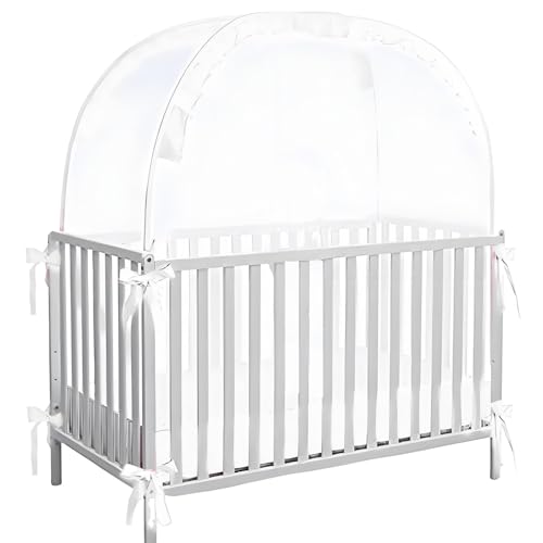 Klettern Aus Dem Krippenzelt - Atmungsaktives Pop -up -Netzabdeckung Für Babysicherheit, Kleinkindbettschutznetz | Faltbares Kindergartenkrippe Gehäuse Für Die Schulreise Für Schlafzimmer, Sichern Sie von brooksnaji