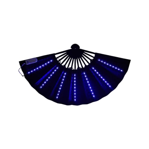 Leuchtender faltbarer Ventilator | Cosplay Requisiten Fan | Tragbare Cosplay Performance Requisiten für Karneval Urlaub Heißes Wetter Kühlwerkzeuge Leuchtender faltbarer Ventilator | Cosplay Requisiten Fan | Tragbare Cosplay Performance Requisiten für Karneval Urlaub Heißes Wetter Kühlwerkzeuge von brooksnaji