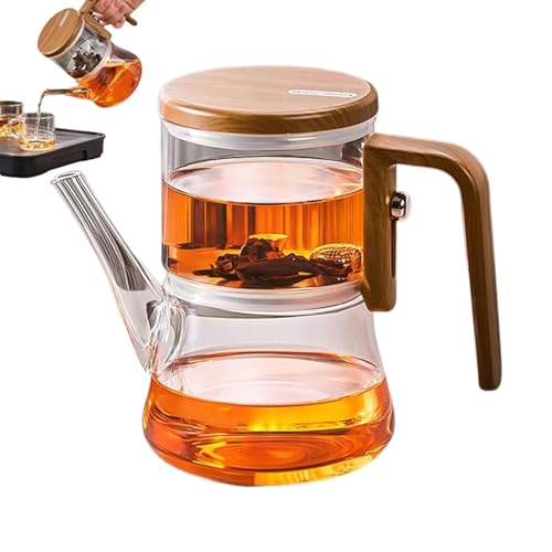 Magnetisch, aus magnetischem Glas, beständig gegen hohe Temperaturen, mit dickem transparentem Glassieb mit magnetischem Teesieb, für Restaurant/Küche von brooksnaji