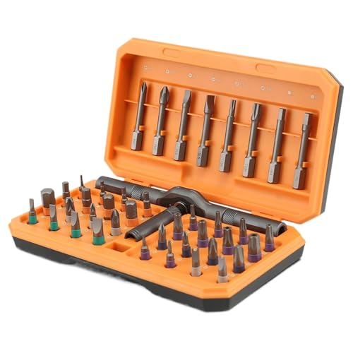 Magnetischer Schraubendrehersatz, Computer-Schraubendreher-Set, 42-in-1 magnetischer Verriegelungsschraubeneinsatz, multifunktionaler Inbusschlüssel, Set für von brooksnaji