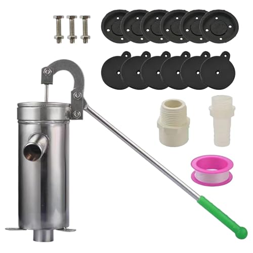 Manuelle Pumpe für Hofbrunnen – Handbrunnenpumpe, manuelle Wasserpumpe | Handpumpe aus tiefen für Brunnenwasser, Pumpe des Grundwassers für das Gartenhaus zu Hause Manuelle Pumpe für Hofbrunnen – Handbrunnenpumpe, manuelle Wasserpumpe | Handpumpe aus tiefen für Brunnenwasser, Pumpe des Grundwassers für das Gartenhaus zu Hause von brooksnaji