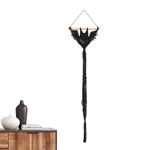 Mclamewall Kleiderbügel: Böhmischer Makule-Planger, Fledermäuse-Spitzen-Handgarderobe | Mclamewall Haken Fledermaus-Typ Halter Für Bohem Pflanze Anrower Pot Organizer -K von brooksnaji