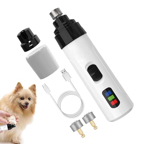 Nagelschleifer für Hunde, Welpenkrallenschleifer, Kätzchenpfotentrimmer, leise, professionelles Haustier-Krallenpflege-Werkzeug für Welpen-Zehennagel Nagelschleifer für Hunde, Welpenkrallenschleifer, Kätzchenpfotentrimmer, leise, professionelles Haustier-Krallenpflege-Werkzeug für Welpen-Zehennagel von brooksnaji