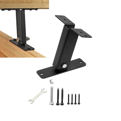 Pergola Dach Riser - Halteret -Mount -Kit, Schwere Terrassenunterstützung | Flexible Edelstahl -Dachstrahlhalterungen Für Gavazis Im Hinterhof, Einstellbares Riser -Kit Für Die Installation Von Holzpe von brooksnaji