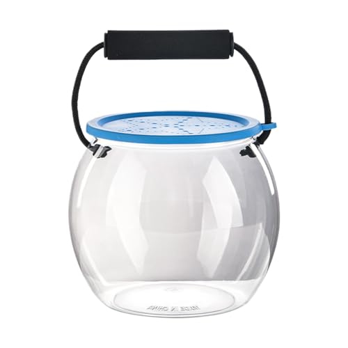 Reisebehälter für Fische – tragbares Aquarium | transparenter und atmungsaktiver Transportbehälter für Reisen Kinder Zuhause Schreibtisch von brooksnaji