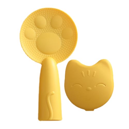 Rice Scooper Löffel - Süße Katzenhandwerks Utensil, Nicht -STIAK -Lebensmittel -Servierwerkzeug | Dampfgerichte Stand-up-Kochpaddel Mit Halter, Esstisch-Setup Dicke Grifflöffel Zum Bequemen Servieren von brooksnaji