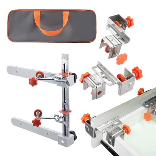 Schablone für Schubladengriff | Installationsschablone für Griffe | Set mit verstellbaren Schiebeführungen für Montage und Ausrichtung, Werkzeug für Tischlerei, Holzbearbeitung, Kommode von brooksnaji