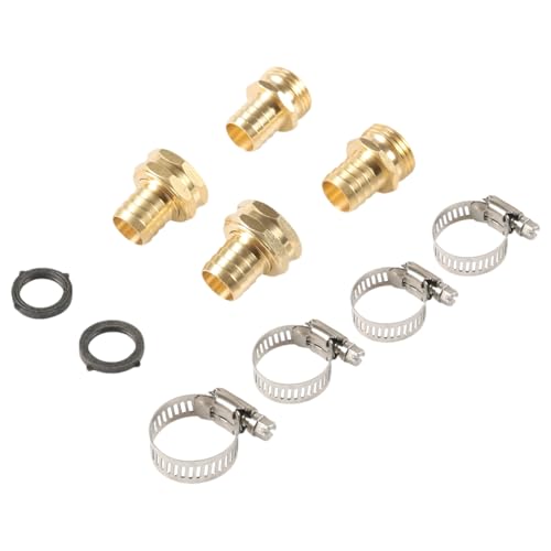 Schlauchkupplung Armatur - Messing Gartenverbinder Wasserrohradapter | Wasserschlauchverbinder Schlauchverschraubung Verbinder Wasserleitung Reparatur Zubehör Schlauchkupplung Armatur - Messing Gartenverbinder Wasserrohradapter | Wasserschlauchverbinder Schlauchverschraubung Verbinder Wasserleitung Reparatur Zubehör von brooksnaji
