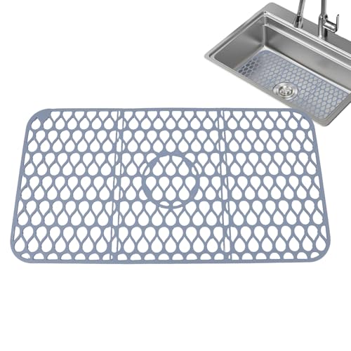 Sink Matte, Abtropfmatte für Geschirr, für Arbeitsplatte, Abtropfgestell aus hitzebeständigem Silikon, für Töpfe, Pfannen, Schüsseln, Küchenutensilien von brooksnaji