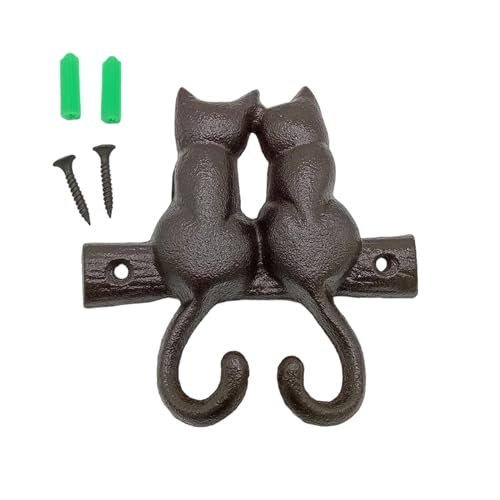 Tier-Wandhaken, Wandmontage, robuste Tierhaken, antikes dekoratives Kleiderbügelregal für Mäntel, Taschen, Handtücher, Hüte Tier-Wandhaken, Wandmontage, robuste Tierhaken, antikes dekoratives Kleiderbügelregal für Mäntel, Taschen, Handtücher, Hüte von brooksnaji