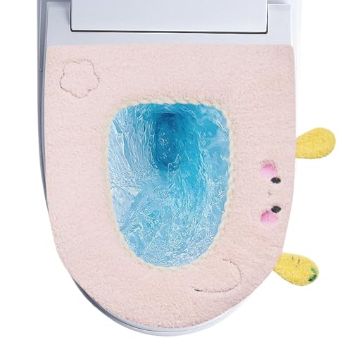 Toilettensitzbezug für Toilettensitz, Winter-Toilettensitzbezug | Weiche Toilettensitzpolster Kältebeständig mit Griff für Zuhause | Zubehör Toilettensitzbezug für Toilettensitz, Winter-Toilettensitzbezug | Weiche Toilettensitzpolster Kältebeständig mit Griff für Zuhause | Zubehör von brooksnaji