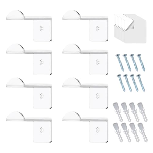 Verstellbare Hut-Display-Haken, selbstklebend, 7,1 cm breite Krempe, Wandhaken, breite Krempe, Hut-Organizer für Baseball, Cowboy-Cap, Mehrzweck, 8 Stück Verstellbare Hut-Display-Haken, selbstklebend, 7,1 cm breite Krempe, Wandhaken, breite Krempe, Hut-Organizer für Baseball, Cowboy-Cap, Mehrzweck, 8 Stück von brooksnaji
