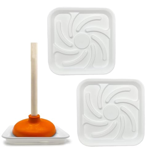 WC-Saugglockenständer – 2 Stück doppelte lufttrocknende Basis, schnell trocknendes Tablett-Set, Badezimmer-Werkzeug-Caddy mit Belüftungsdesign, Waschbeckenstation für gängige Toiletten und WC-Saugglockenständer – 2 Stück doppelte lufttrocknende Basis, schnell trocknendes Tablett-Set, Badezimmer-Werkzeug-Caddy mit Belüftungsdesign, Waschbeckenstation für gängige Toiletten und von brooksnaji