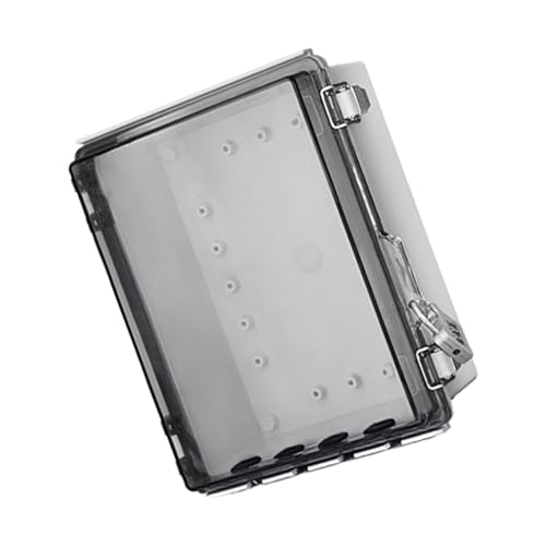 Wasserdichte Verbindungsdose | Projektbox mit transparentem Deckel - Staubdichtes Gehäuse mit Schloss für Außen Wand Industrie von brooksnaji