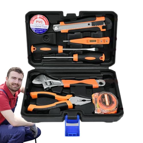 Werkzeugkoffer, Werkzeugset - Bohr-Treiber Set - 8x Multifunktionswerkzeug-Zubehör für robuste Multifunktionswerkzeugbox mit zur Autoreparatur, Verbesserung zu Hause von brooksnaji