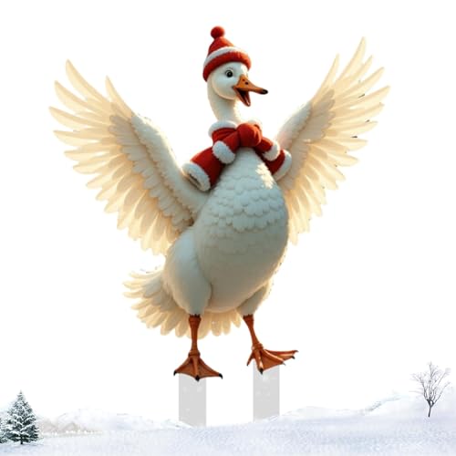 brooksnaji Bauernhoftier-Hofpfähle, mit Lichtern, 2D-Weihnachtsdekoration, lebensechte Tier-Hof-Schild, Dekoration für den Außenbereich brooksnaji Bauernhoftier-Hofpfähle, mit Lichtern, 2D-Weihnachtsdekoration, lebensechte Tier-Hof-Schild, Dekoration für den Außenbereich von brooksnaji