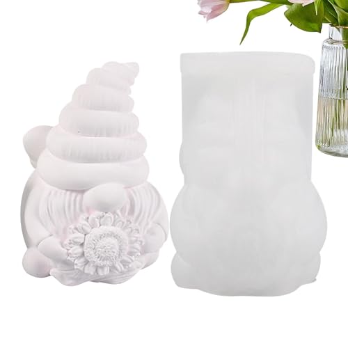 Gnomenkerzenform, Nano-Silikonform | 3D-Kerzenform Nanoseifenform | Casting Resin Art Antihaft-Dekorationen für Schokolade und Süßigkeiten Gnomenkerzenform, Nano-Silikonform | 3D-Kerzenform Nanoseifenform | Casting Resin Art Antihaft-Dekorationen für Schokolade und Süßigkeiten von brooksnaji