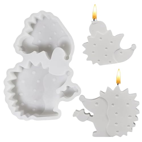 brooksnaji Silikone Zementform | Gipsformen Zum Gießen - Igelform Gießform 3D Silikon Für Zement Epoxidharz Handwerk Lehrer Heimdekor Enthusiasten Saisonale Dekorateure von brooksnaji