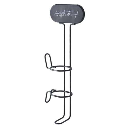 brooksnaji Wandhalterung Flacher Eisenhalter - Haarglätter Rack, Bad Styling Tool Organizer | Punch-Free-Aufbewahrungsständer Für Curling-Eisen, Glatte Haarkämme Und Elektrische Styling-Werkzeuge von brooksnaji
