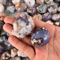 1Pc Blue Dyed Flower Agate Dragon Turtle - 3.5cm & 4.5cm Feng Shui Decor, Unique Desktop Ornament Christmas Gift 1Pc Blue Dyed Flower Agate Dragon Turtle - 3.5cm & 4.5cm Feng Shui Decor, Unique Desktop Ornament Christmas Gift von brosscrystal