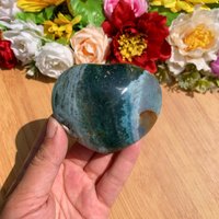 1Pc Natural Ocean Jasper Crystal Quartz Heart Carvings, Christmas Gift 1Pc Natural Ocean Jasper Crystal Quartz Heart Carvings, Christmas Gift von brosscrystal