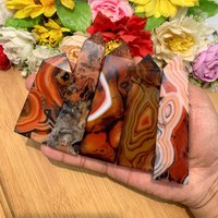 1Pc Natural Sardonyx Agate Tower | 8cm+ Polished Healing Crystal Home Decor Father's Day Gift von brosscrystal