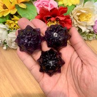 1Pc Natural Uruguayan Amethyst Lotus | 4.5cm Healing Crystal Home Decor Birthday Gift, Father's Day Gift von brosscrystal