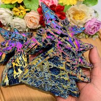 Aura Sphalerite Geode Unicorn Sculpture|Galaxy Purple & Blue Crystal Carving|Healing Spiritual Home Decor|Unique Gift For Lovers Aura Sphalerite Geode Unicorn Sculpture|Galaxy Purple & Blue Crystal Carving|Healing Spiritual Home Decor|Unique Gift For Lovers von brosscrystal