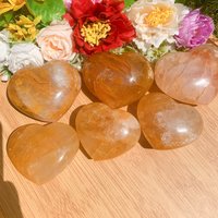 Crystal Gifts Golden Healer Quartz Heart, Yellow Hematoid Quartz, Ideal For Healing & Spiritual Growth, Christmas Gift Crystal Gifts Golden Healer Quartz Heart, Yellow Hematoid Quartz, Ideal For Healing & Spiritual Growth, Christmas Gift von brosscrystal