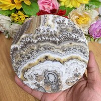 Dendritic Orange Calcite Disc, 13cm Crystal Charging Plate For Healing & Home Decor, Unique Gift Wellness Enthusiasts Dendritic Orange Calcite Disc, 13cm Crystal Charging Plate For Healing & Home Decor, Unique Gift Wellness Enthusiasts von brosscrystal