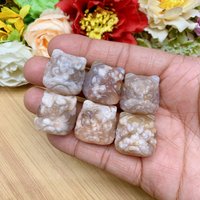 Flower Agate Lion Dance Head 2.5cm - Carved Crystal Decor, Stone Artwork For Home, Housewarming Gift, Christmas Gift Flower Agate Lion Dance Head 2.5cm - Carved Crystal Decor, Stone Artwork For Home, Housewarming Gift, Christmas Gift von brosscrystal