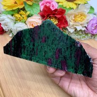 Hand-Polished Raw Ruby Zoisite Free Form, Crystal For Home Decoration, Ideal Healing Gift Spiritual Enthusiasts von brosscrystal