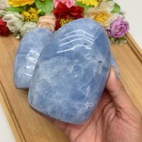 Luxurious Blue Celestite Free Form - Genuine Polished Crystal, Sophisticated Home Decor Piece, Thoughtful All-Occasion Gift, 900G von brosscrystal