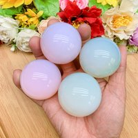 Pink & White Opalite Spheres - 5cm Stunning Crystal Decor Pieces With Stands, Ideal As Unique Gifts, Christmas Gift Pink & White Opalite Spheres - 5cm Stunning Crystal Decor Pieces With Stands, Ideal As Unique Gifts, Christmas Gift von brosscrystal