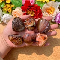 Polished Sardonyx Palm Stone Crystal Worry Pocket Agate Healing Chakra Energy Gifts Polished Sardonyx Palm Stone Crystal Worry Pocket Agate Healing Chakra Energy Gifts von brosscrystal