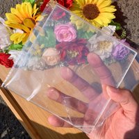 Quality Clear Selenite Square Slices - Crystal Slabs For Home Decor &healing, Display Specimens, Gift von brosscrystal
