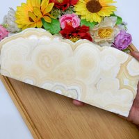 standable Orange Calcite Slab - Polished Yellow Calcite, Perfect For Home Decor, Unique Gift Idea, Father's Day Father's von brosscrystal