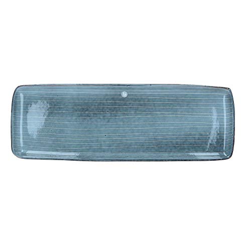 Broste Copenhagen Copenhagen Nordic Sea Servierplatte 17cm, blau grau von broste Copenhagen