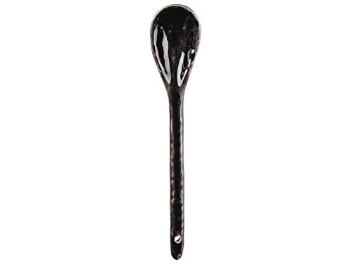 Broste Copenhagen 14533238 Teelöffel, Steingut, Schwarz,16 cm von broste Copenhagen