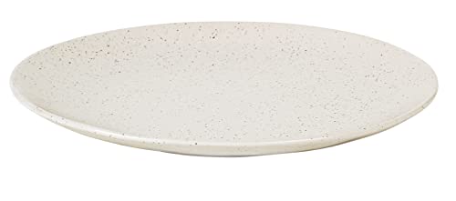 broste Copenhagen Copenhagen Nordic Vanilla Teller Steingut Créme, Maße: 26cm x 2,5cm, 14533420 von broste Copenhagen