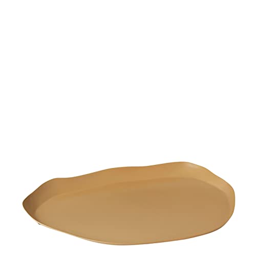 Broste Copenhagen 71178041 Servierplatte, Eisen, 34 x 27 x 3 cm von broste Copenhagen