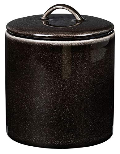 Broste Copenhagen 14533247 Nordic Coal Dose, Steinzeug, 12 cm von broste Copenhagen