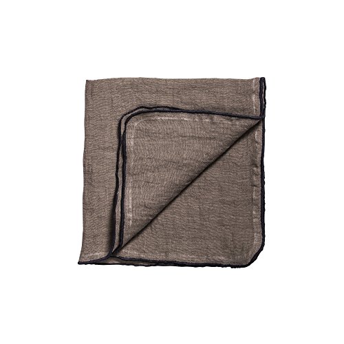 Broste Copenhagen Stoffserviette Gracie Linen in der Farbe Simply Taupe aus Leinen, 45x45cm, 70100020 von broste Copenhagen