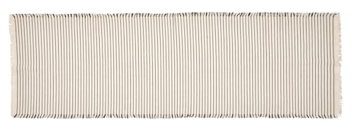 Broste Copenhagen Tischläufer Elouise Off White/Black, 100% Baumwolle, B41,5 x L140 cm, 71210320 von broste Copenhagen