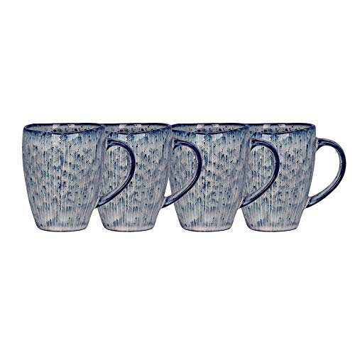 Broste Tasse Nordic Sea 250 ml Steingut grau 8 x 10 cm - 4er Set von broste Copenhagen