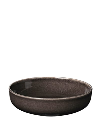 Broste Copenhagen Nordic Coal flache Schale Ø 17 cm, Schwarz von broste Copenhagen